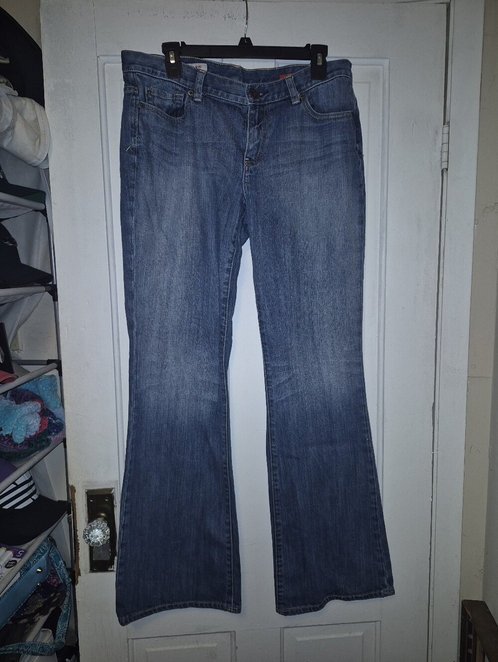 X2 Women’s Blue Flared Jeans - Classic Mid Wash
